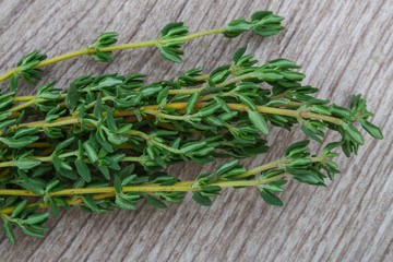 Thyme branch