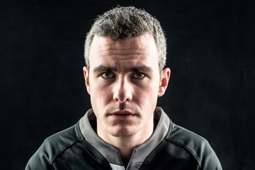 Obraz premium A rugby player looking at the camera