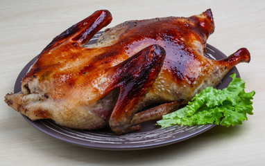 Roasted duck