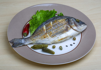 Grilled dorado
