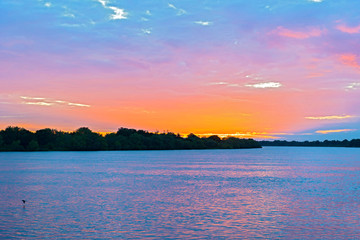 Zambezi river in Zambia