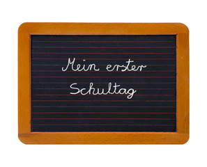 Obraz premium Schiefertafel mit 