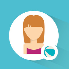 avatar icon beach