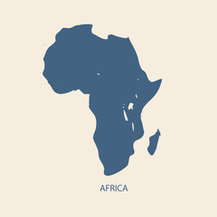 AFRICA MAP VECTOR