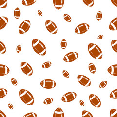 seamless pattern with football