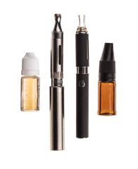 Big metal electronic cigarette.