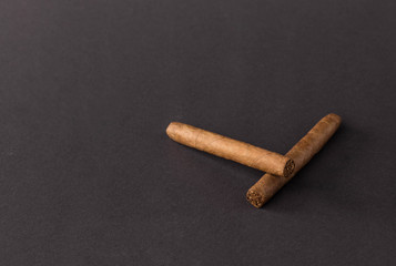Two fine cigars.