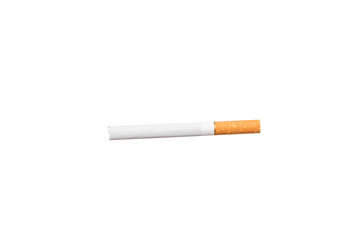 Cigarette with a brown filter.