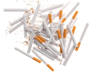 Heap of cigarettes.