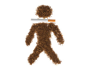 Heap of tobacco.