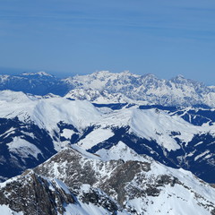 Fototapeta na wymiar Gipfel der Alpen in Europa
