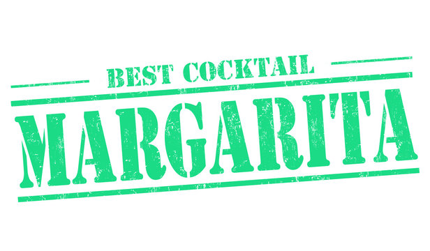 Margarita cocktail stamp