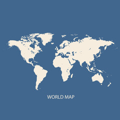 Fototapeta na wymiar WORLD MAP ILLUSTRATION VECTOR