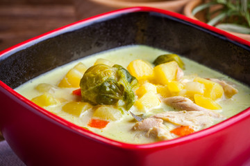 Vegetable soup.