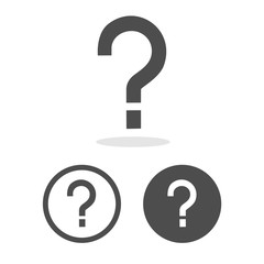 question mark icon great for any use. Vector EPS10