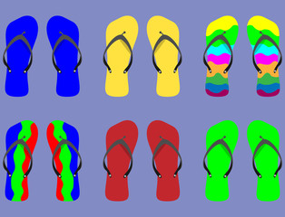 Set flip flops with different patterns