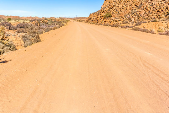 Desert landscape near Kliprand in South Africa
