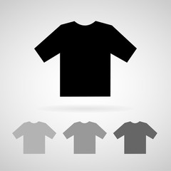 T-shirt icons set great for any use. Vector EPS10.