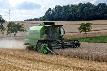 Fototapeta premium Mähdrescher