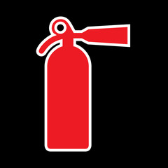 fire extinguisher icon great for any use. Vector EPS10.