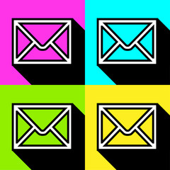 E-mail icons set great for any use. Vector EPS10.