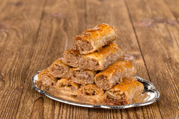 Traditional turkish baklava.