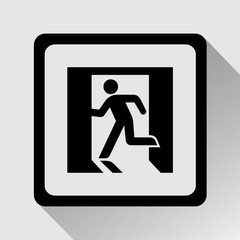 Exit icon great for any use. Vector EPS10.