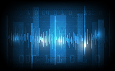 vector abstract digital and hi tech pattern background