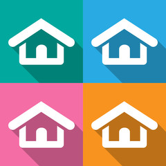 Home icon great for any use. Vector EPS10.