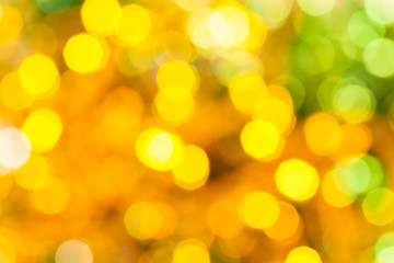 Obraz premium yellow green blurred shimmering Christmas lights