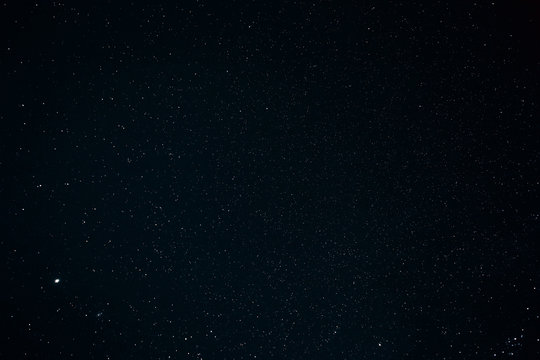 Natural Real Night Sky Stars Background 