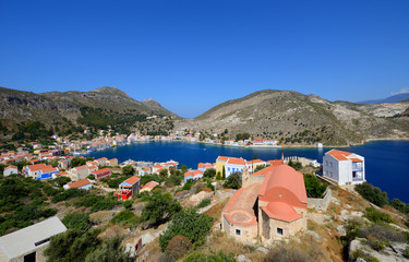 Panoramic view of Kastellorizo island