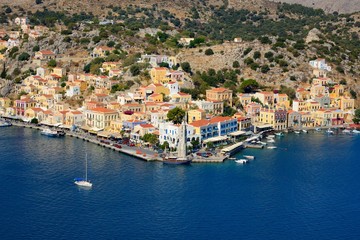 Fototapeta na wymiar wonderful Greece. Symi island , Dodecanese 
