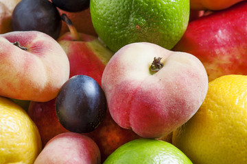 Summer fruit, still life, selective focus