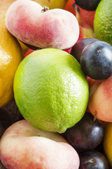 Summer fruit, still life, selective focus