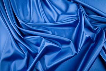 Blue silk background