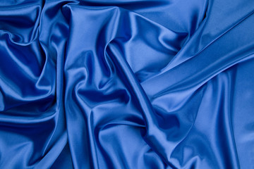 Blue silk background