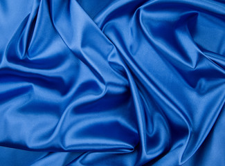 Blue silk background