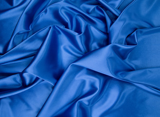 Blue silk background