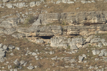 Rocky hill background