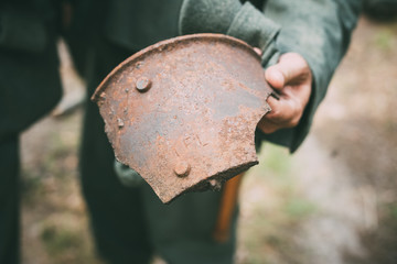 Rusty Shell Fragment Found In Belarusian Forest On Battlefield O