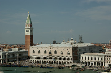 Fototapeta premium Parte exterior de la Plaza de Marcos en Venecia