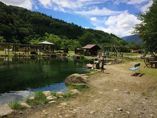 釣り堀 夏休み