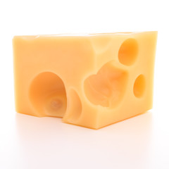 cheese isolated on white background cutout