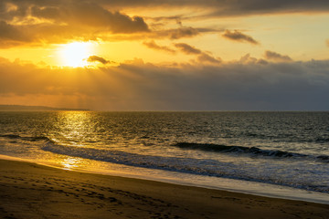 Fototapeta na wymiar Ecuador Beach Sunset