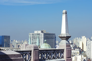 Panoramic view of the  Sao Paulo Downtown