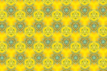 Жёлтый орнамент