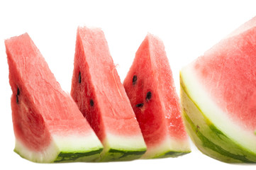 Closeup of watermelon slices