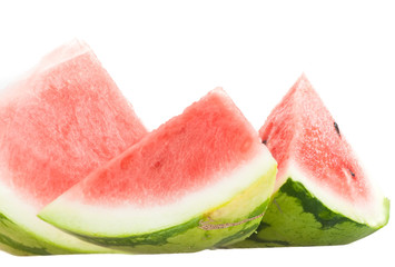 Closeup of watermelon slices