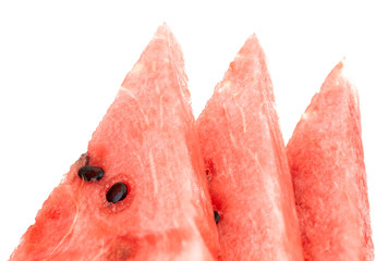 Closeup of watermelon slices